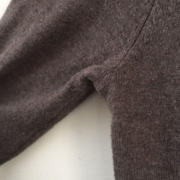 Cynthia Rowley brown scoop neck sweater tunic | Size Medium - Picture 6 of 8